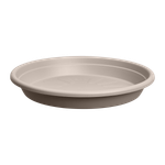 universal saucer round 48cm mushroom beige